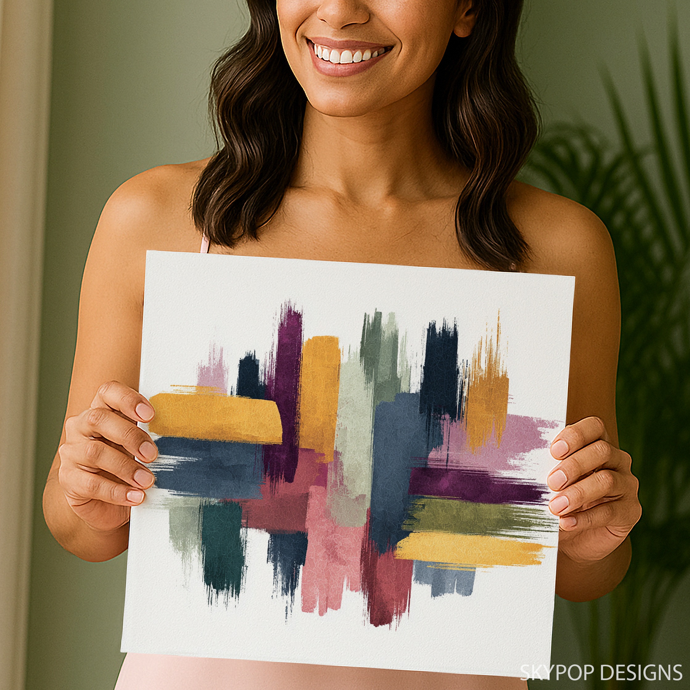 9.jpg Vibrant Brushstroke Art