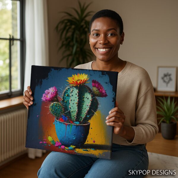 Cactus Bloom Art