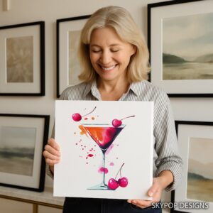 Cherry Martini Art