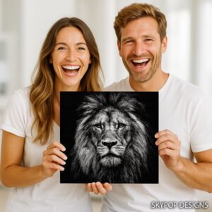 Lion Portrait Art