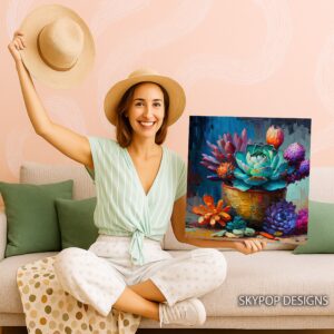 Succulent Garden Art