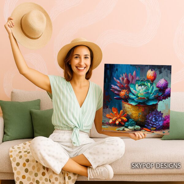 Succulent Garden Art