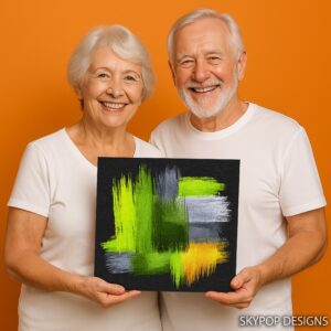 Vibrant Brushstroke Art
