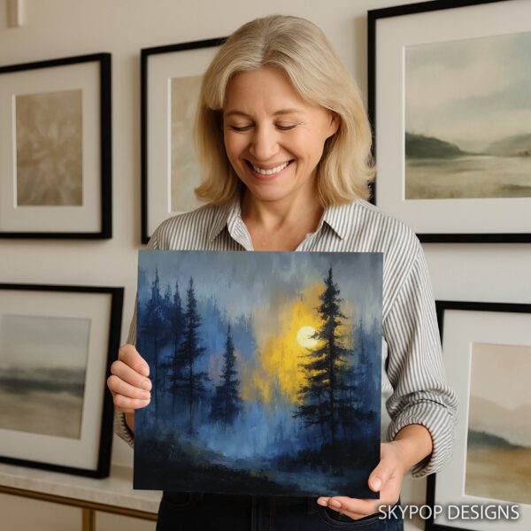 Moonlit Forest Art