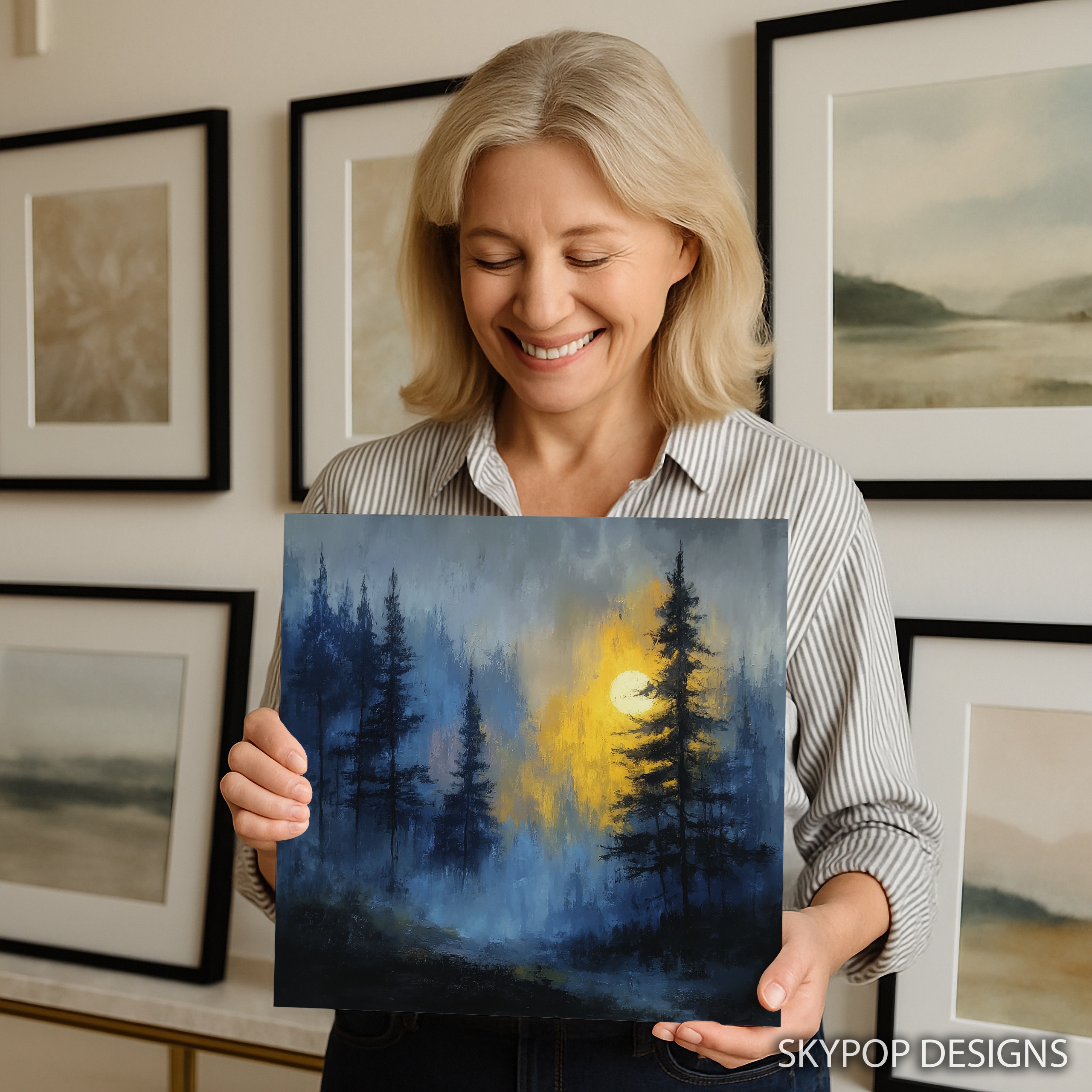 9.jpg Moonlit Forest Art