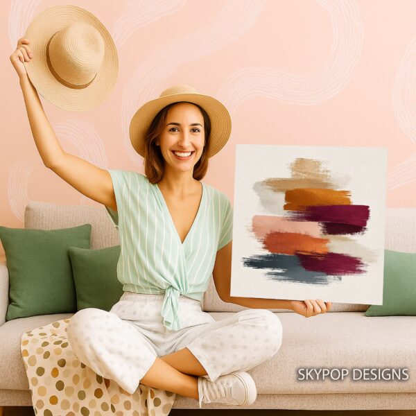Autumn Brush Strokes Art