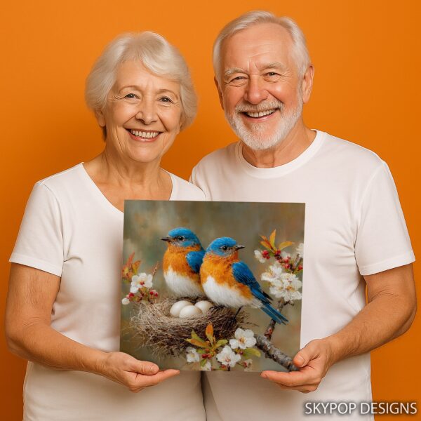 Bluebird Nest Art