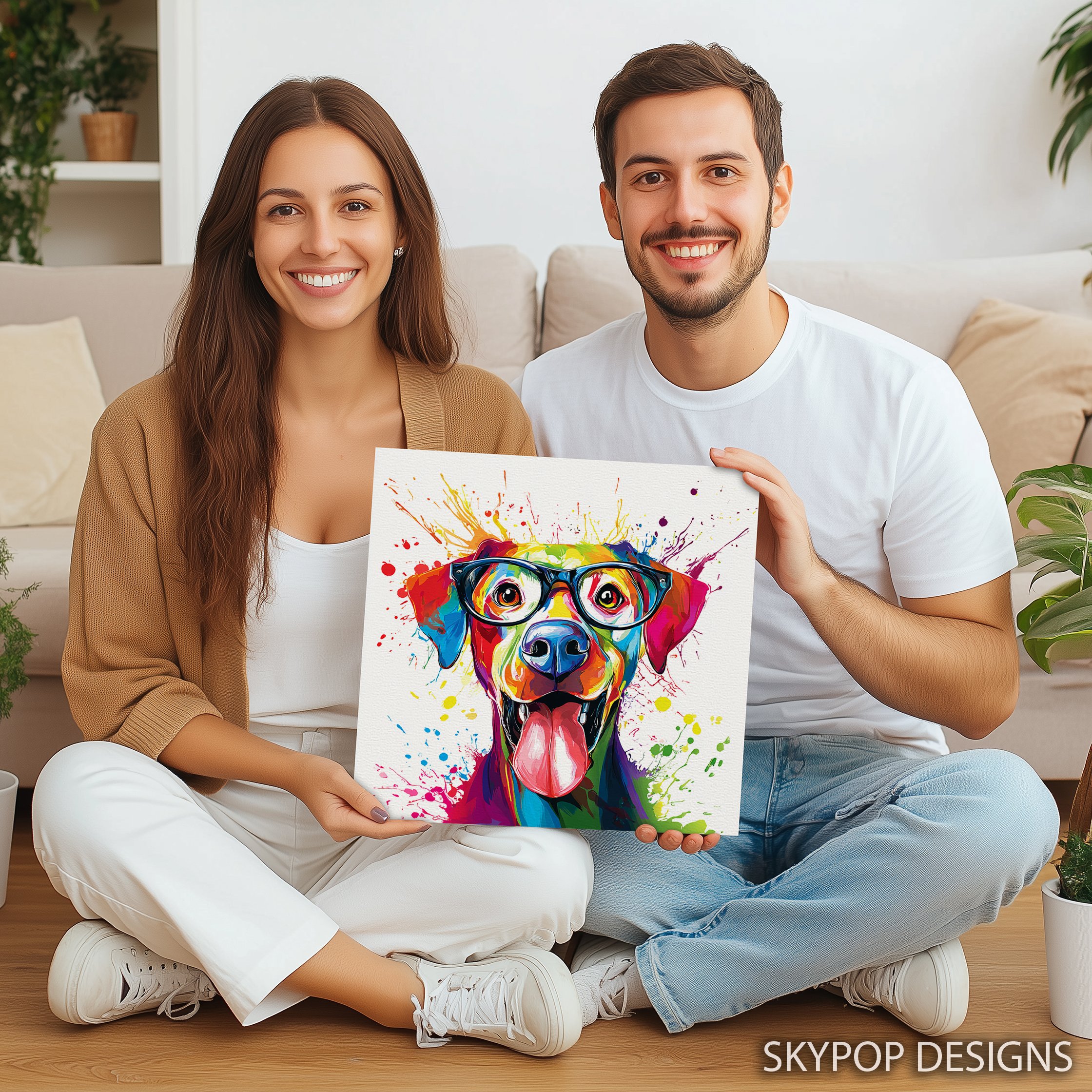 9.jpg Colorful Dog Art