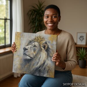 Lion King Crown Art