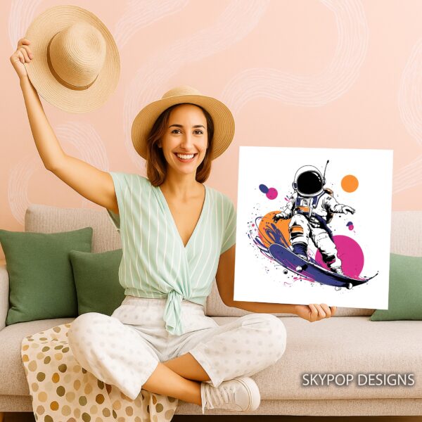 Astronaut Skater Art