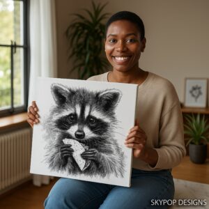 Raccoon Art