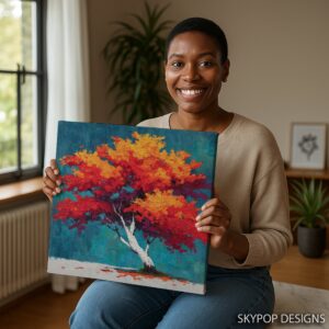 Autumn Blaze Tree Art