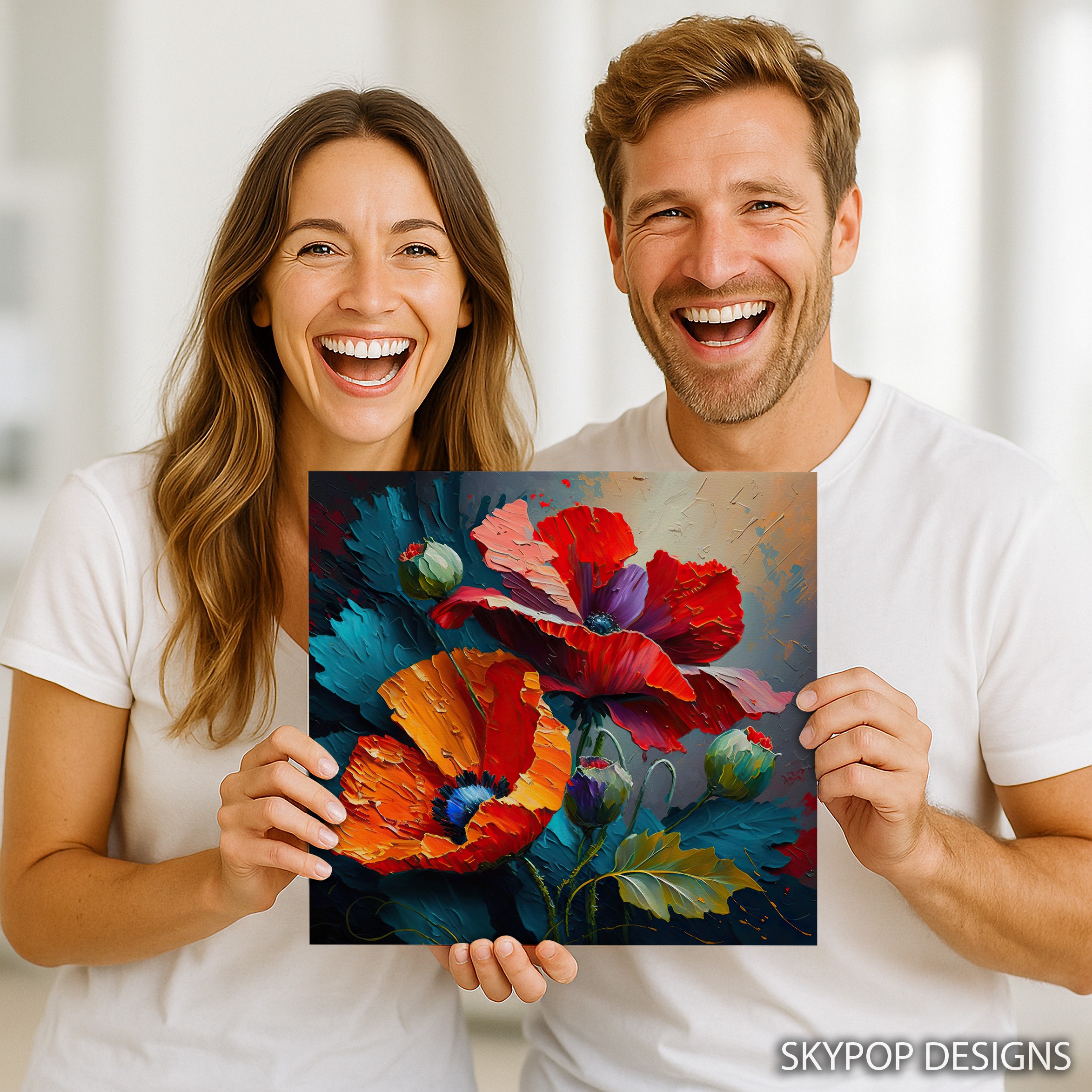 9.jpg Vibrant Poppy Bloom Art