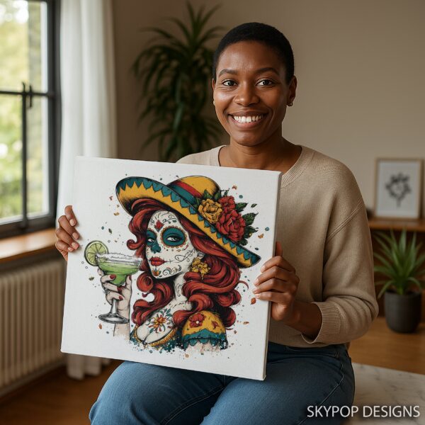 Day of the Dead Margarita Art