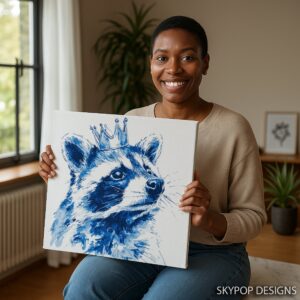 Royal Raccoon Art