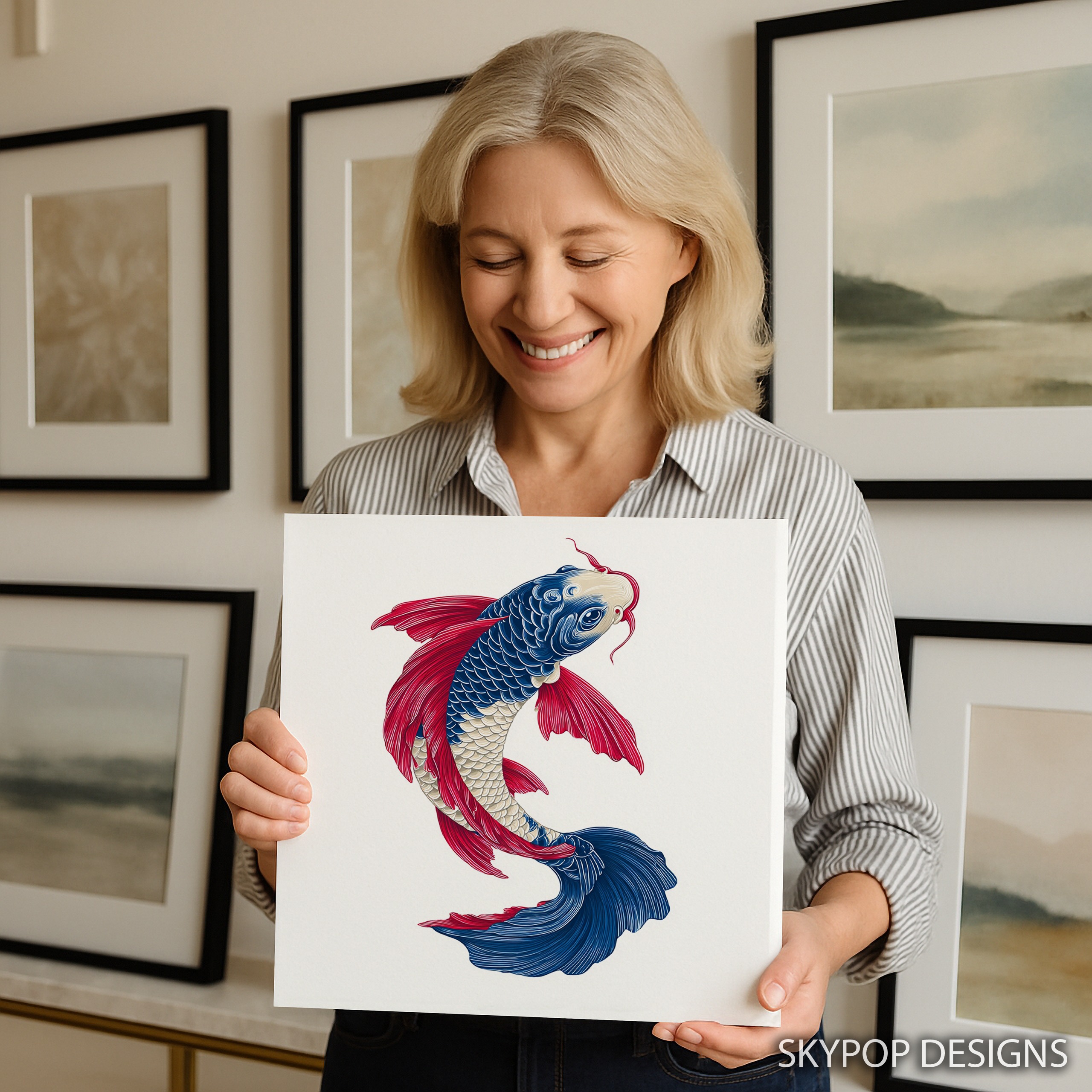 9.jpg Koi Fish Art