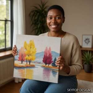 Autumn Reflections Lake Art