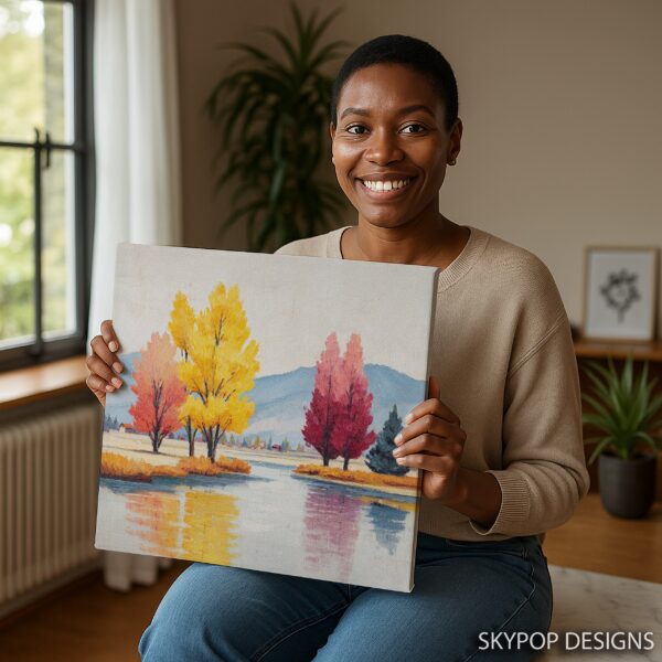 Autumn Reflections Lake Art