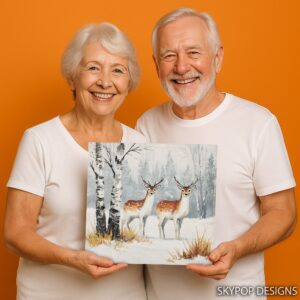 Deer Forest Art