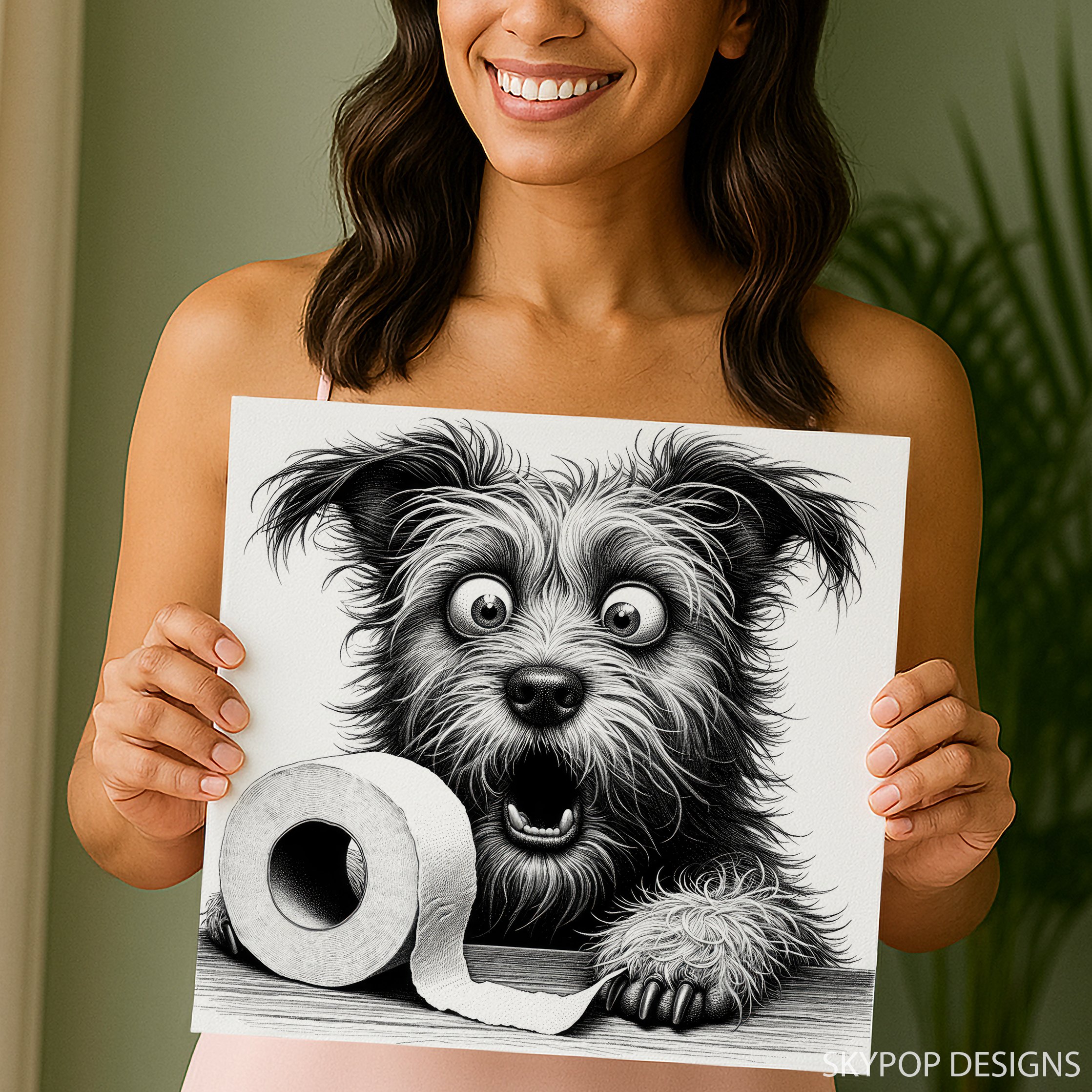 9.jpg Yorkshire Terrier Toilet Paper Art