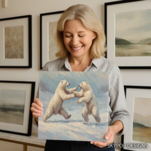 Polar Bear Dance Art