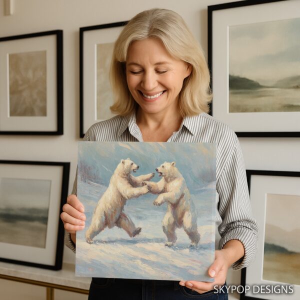 Polar Bear Dance Art
