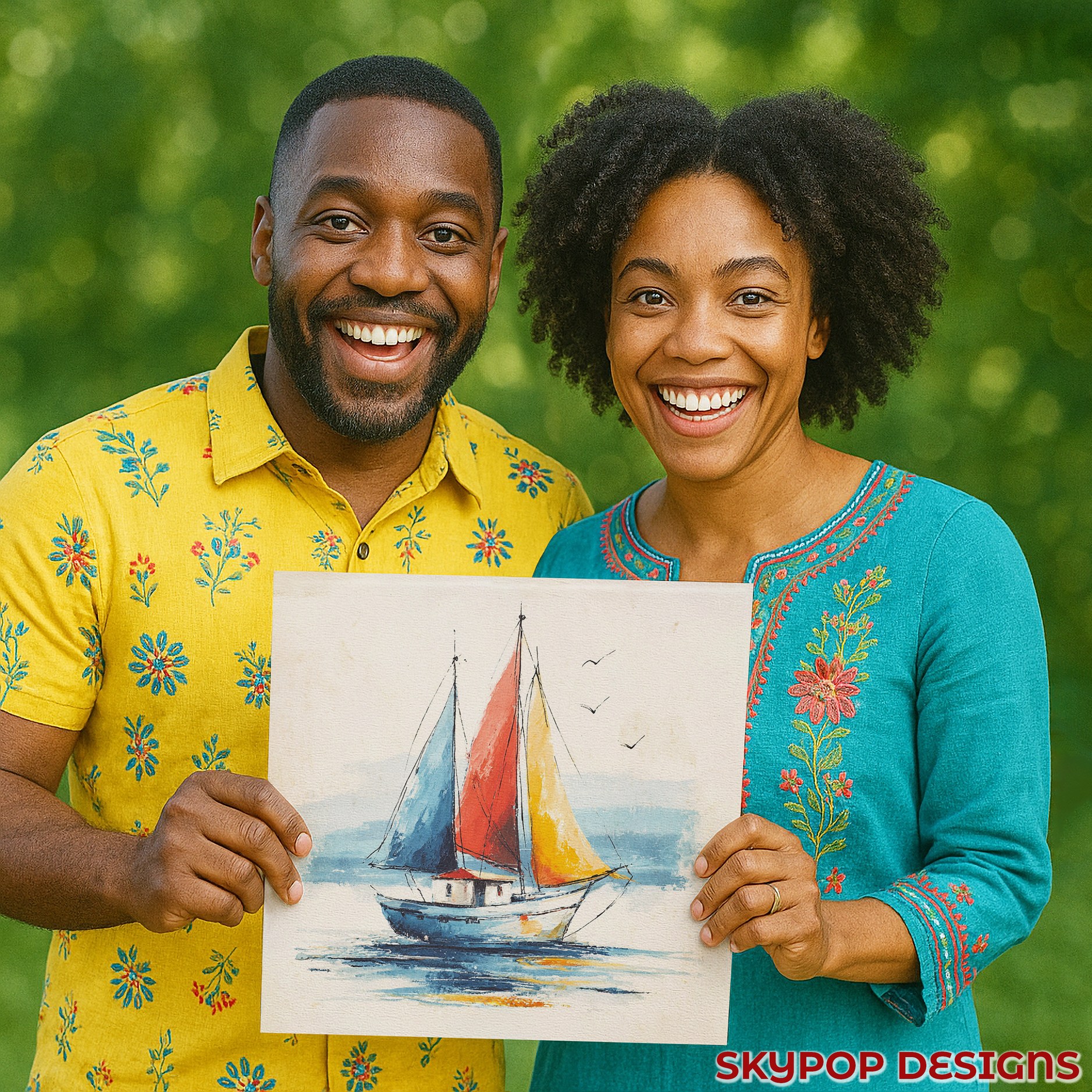 9.jpg Colorful Sailboat Art