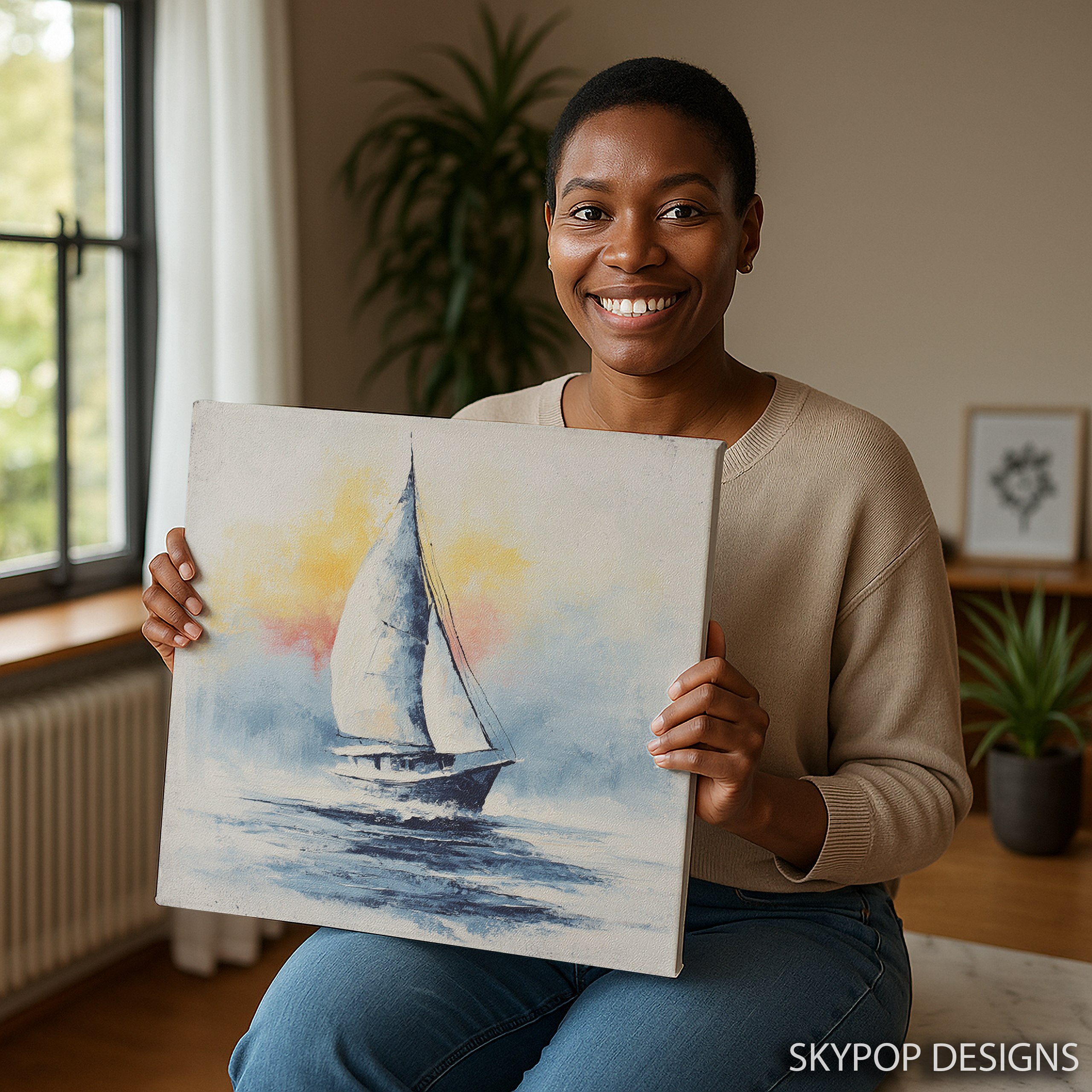 9.jpg Sailboat Art