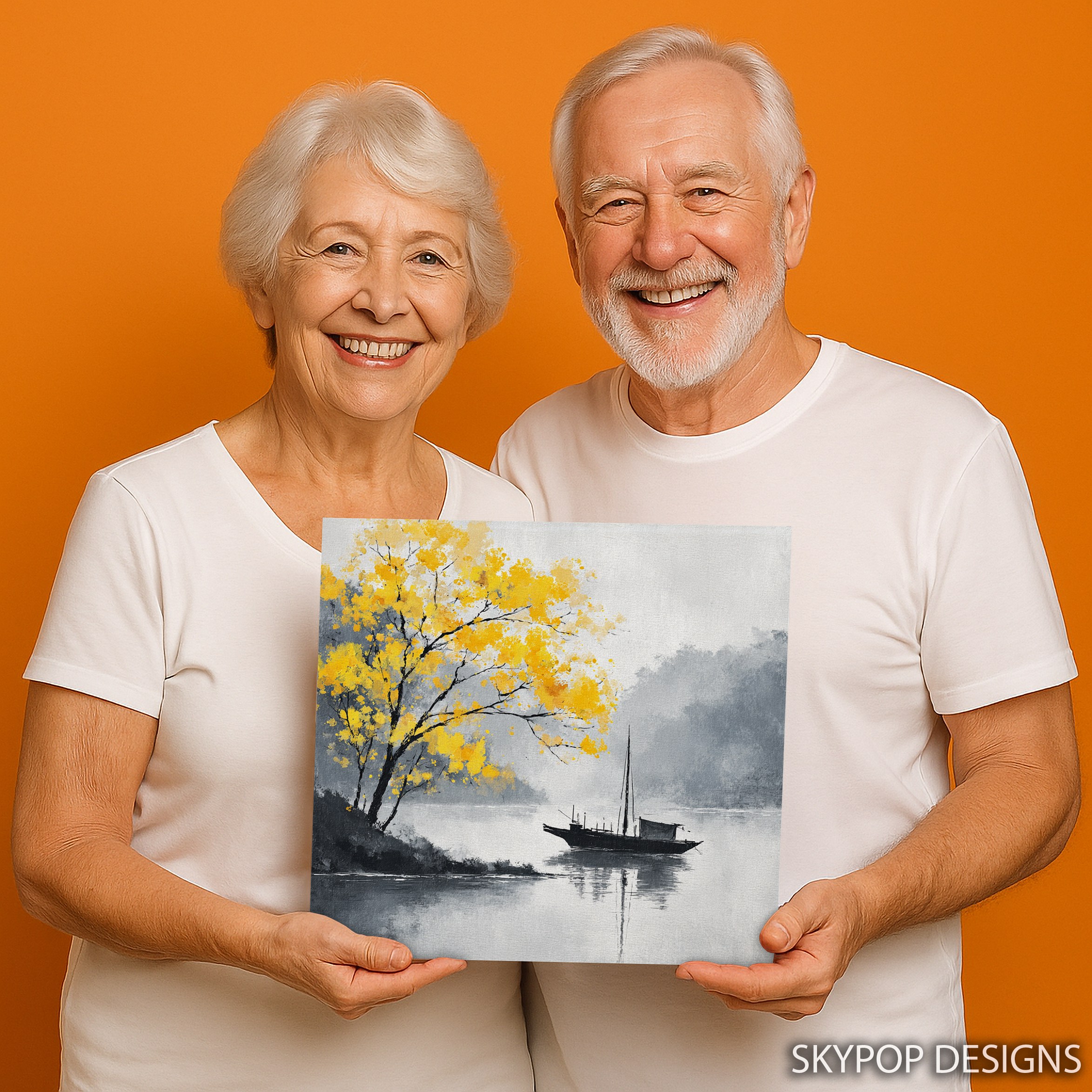 9.jpg Yellow Tree Lake Art