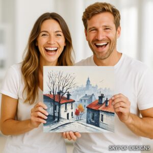 European City Rooftops Art
