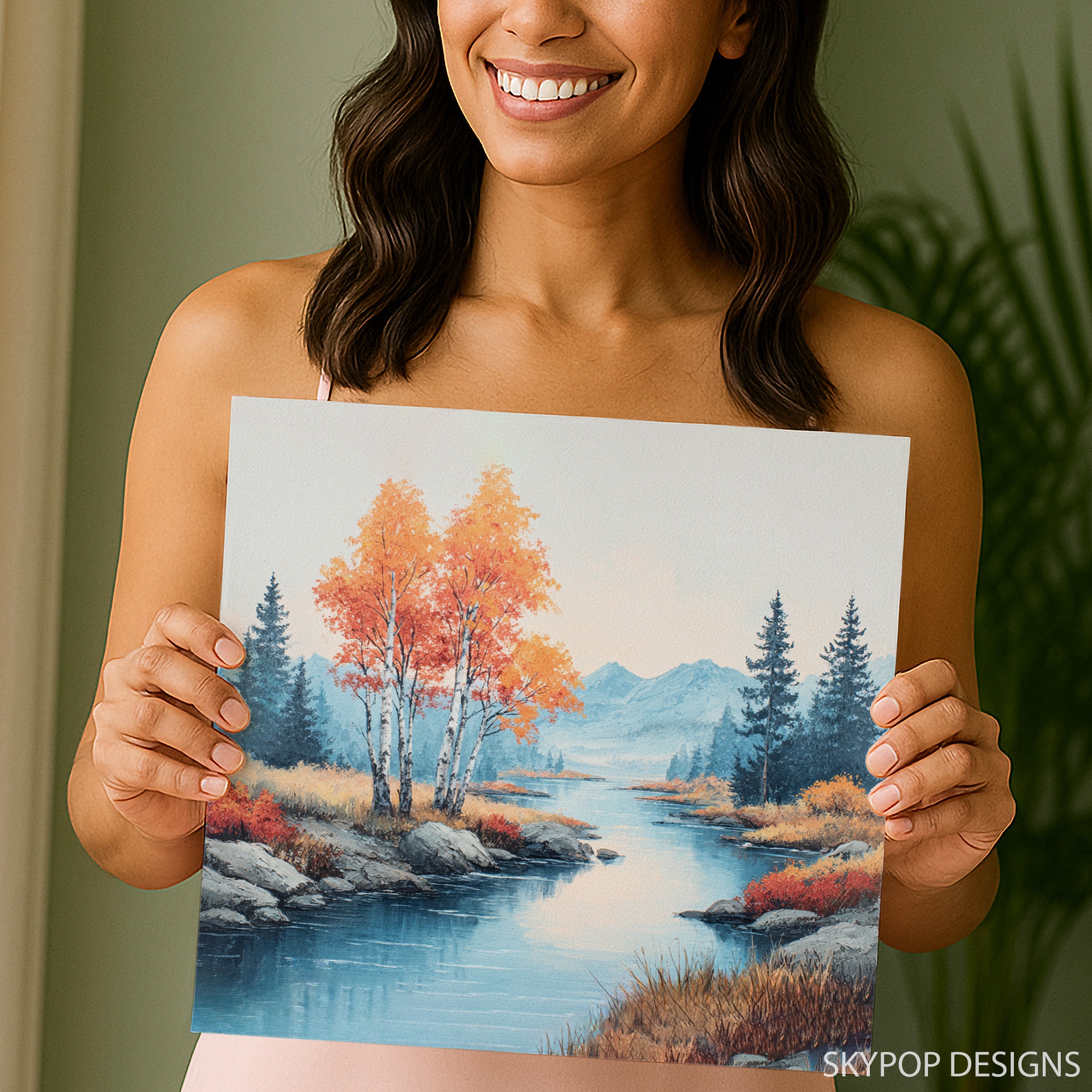 9.jpg Autumn River Landscape Art