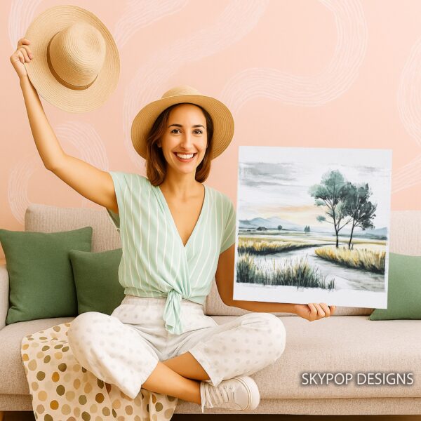 Serene Countryside Art