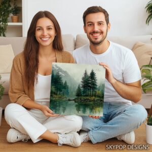 Forest Lake Bird Art