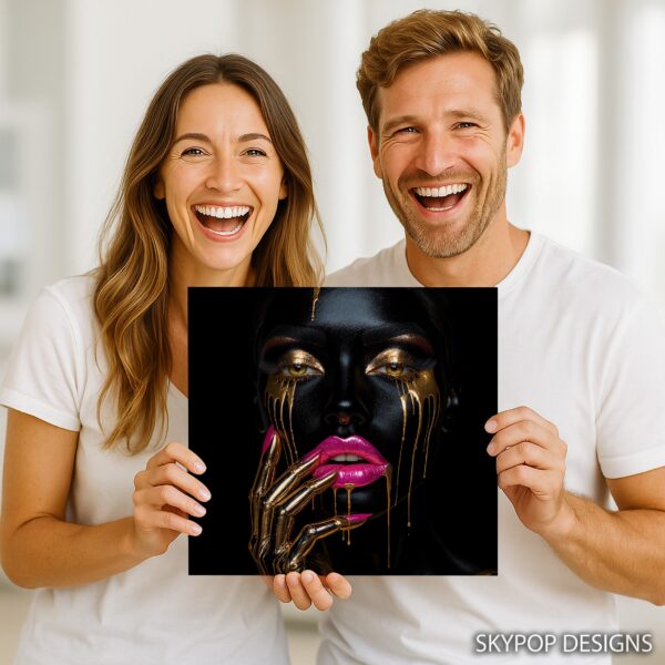 Golden Tears Beauty Art