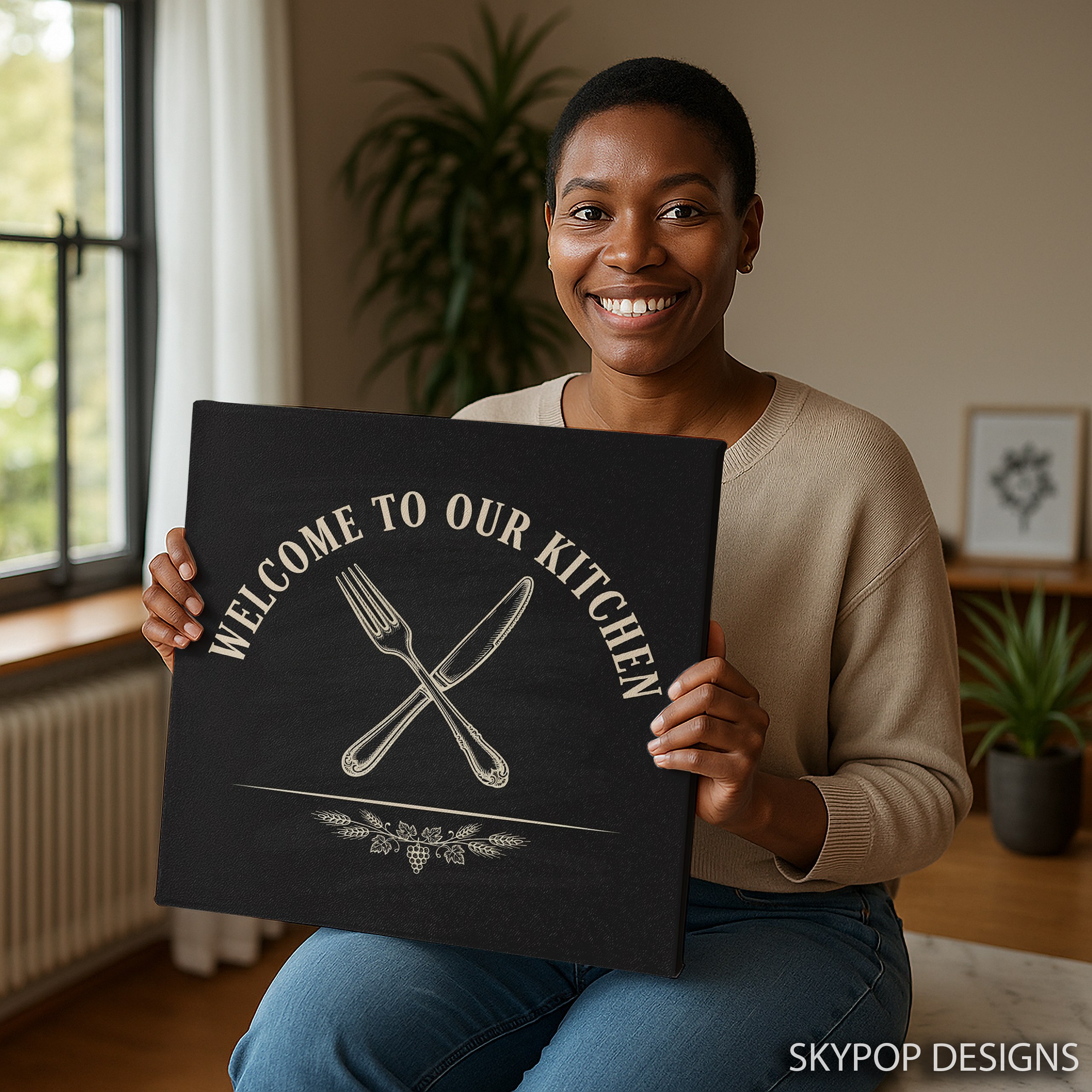 9.jpg Rustic Kitchen Welcome Sign Art