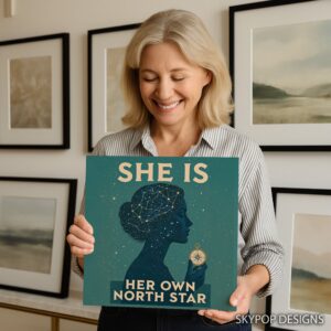 Cosmic Woman Compass Art