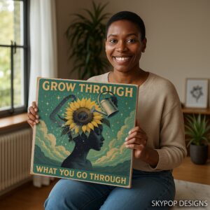 Sunflower Growth Art