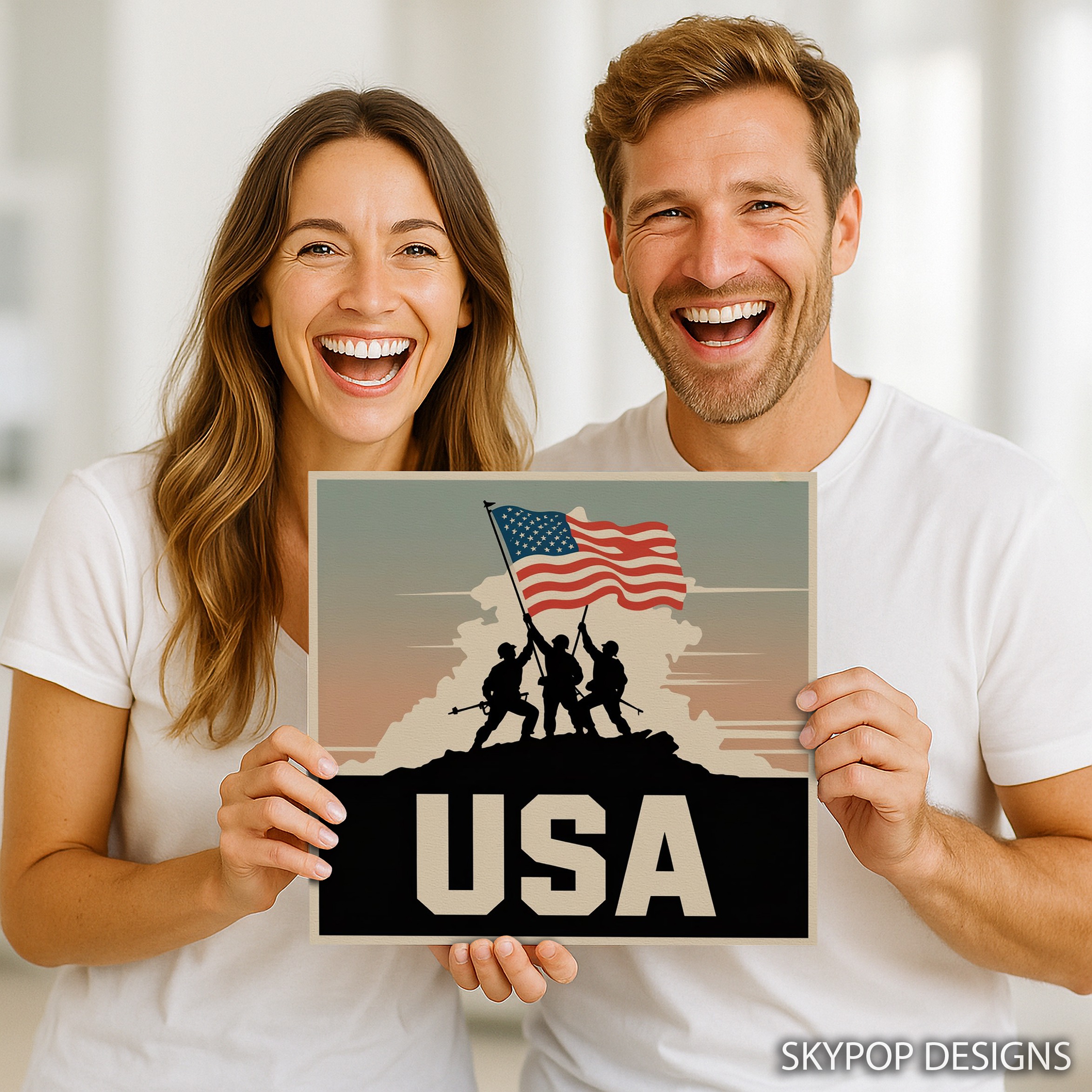 9.jpg American Flag Raising Art