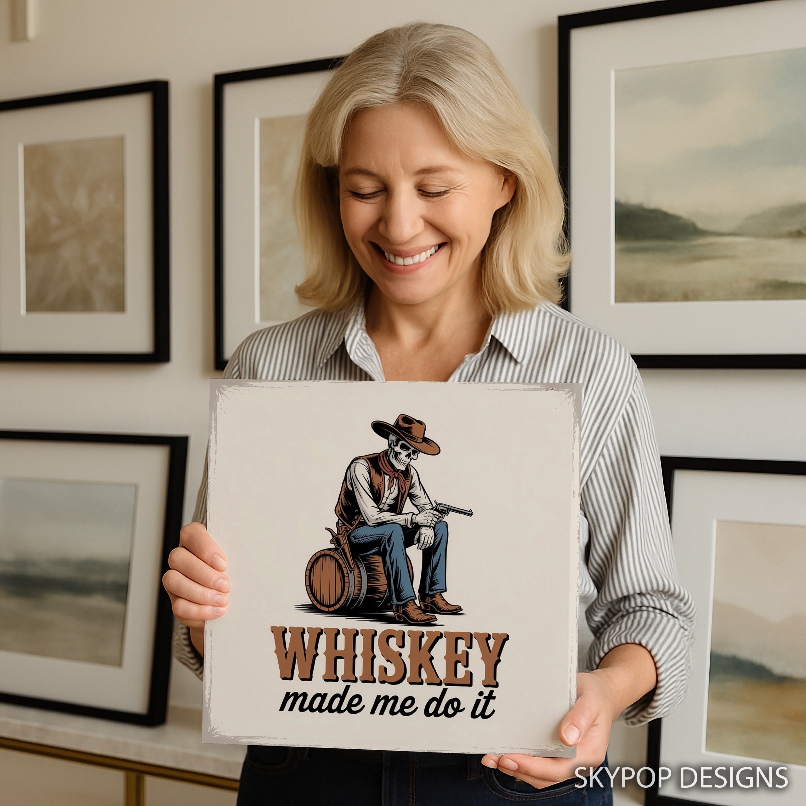 9.jpg Whiskey Cowboy Skeleton Art