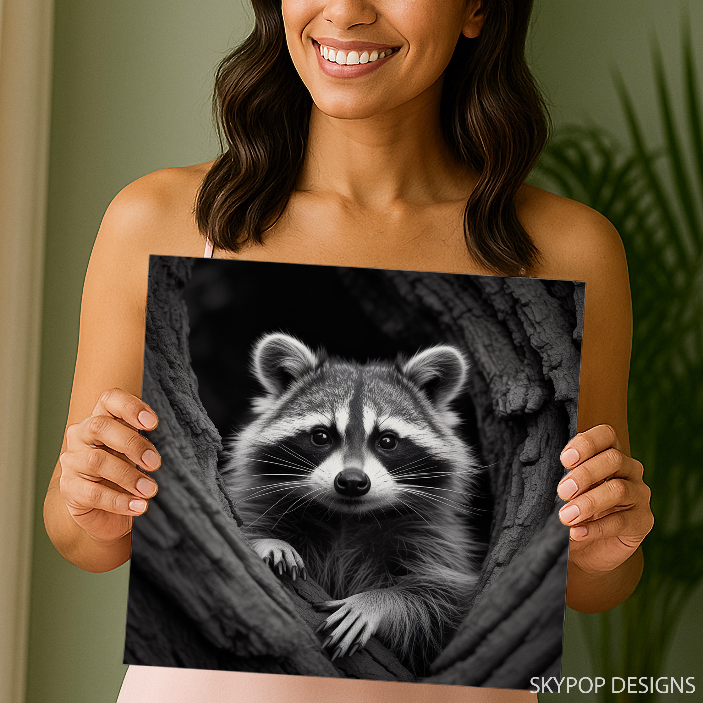 9.jpg Raccoon Art