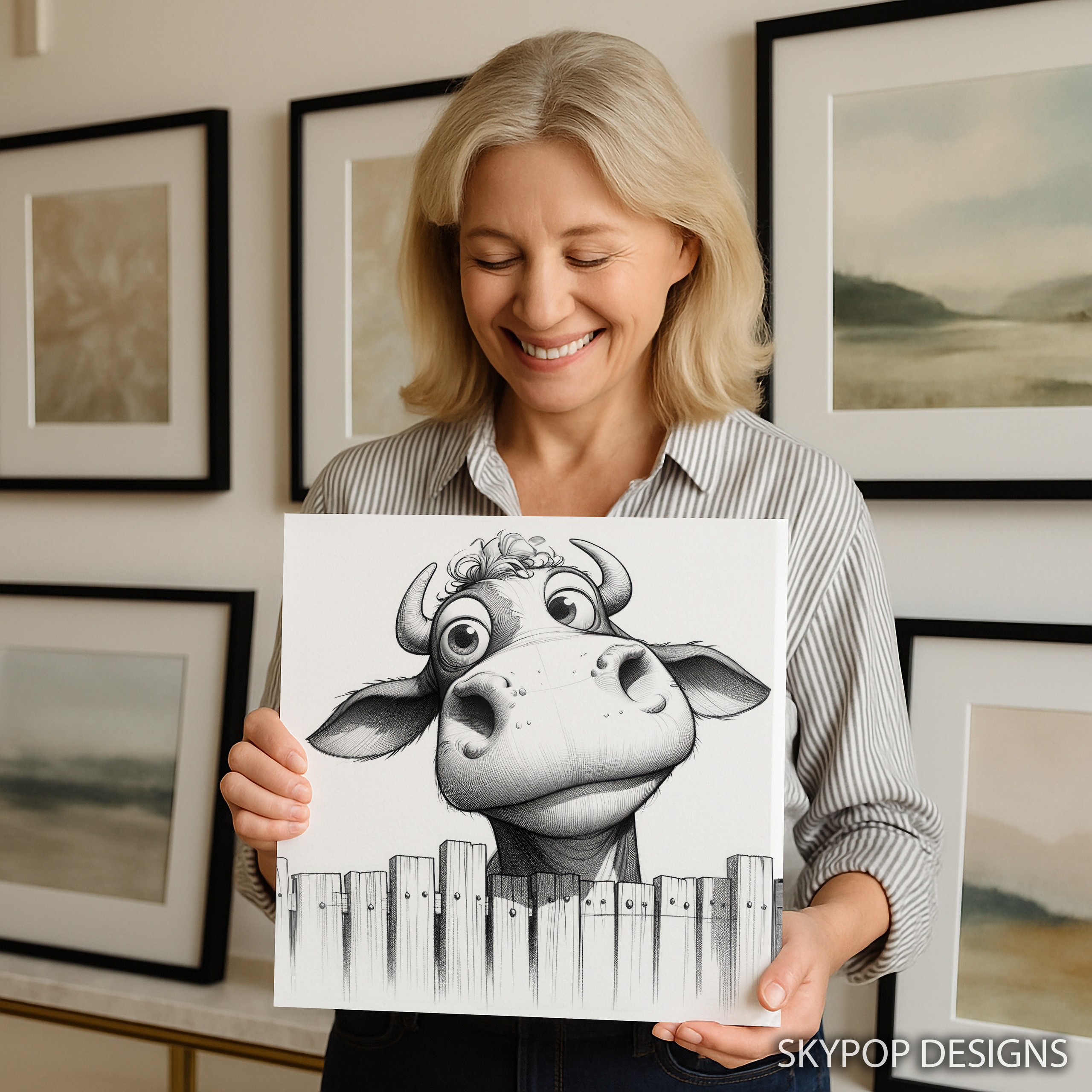 9.jpg Highland Cow Art