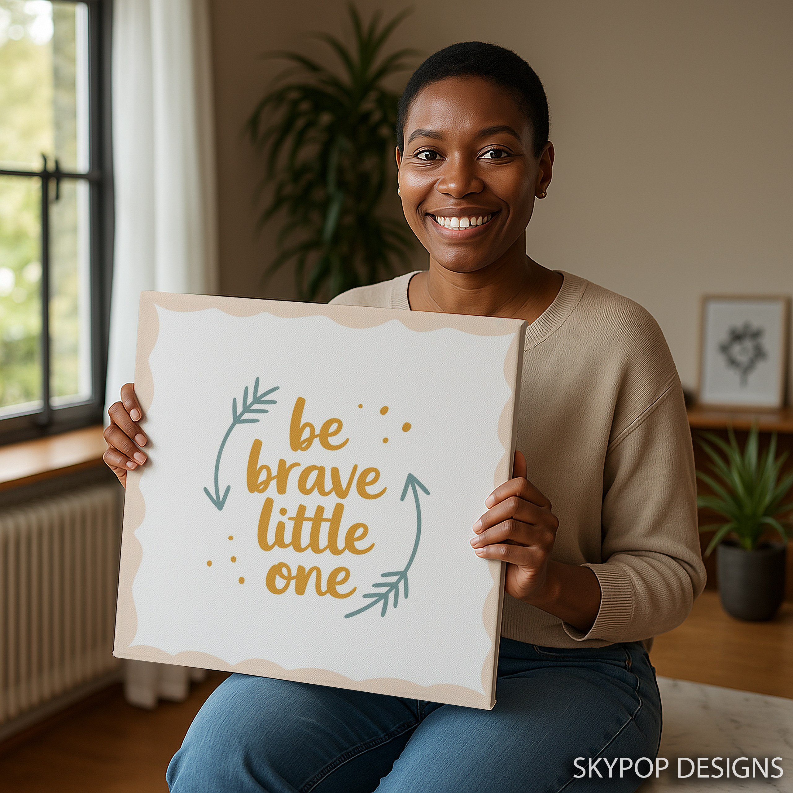 9.jpg Be Brave Little One Art
