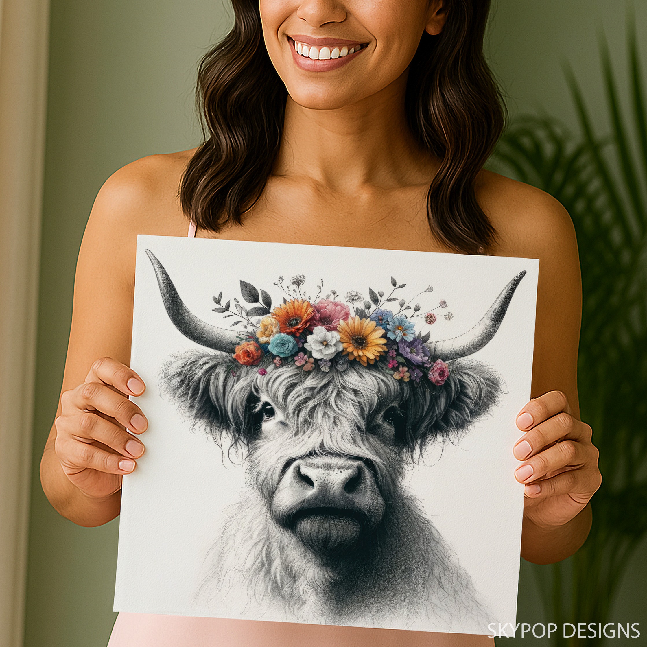 9.jpg Highland Cow Art