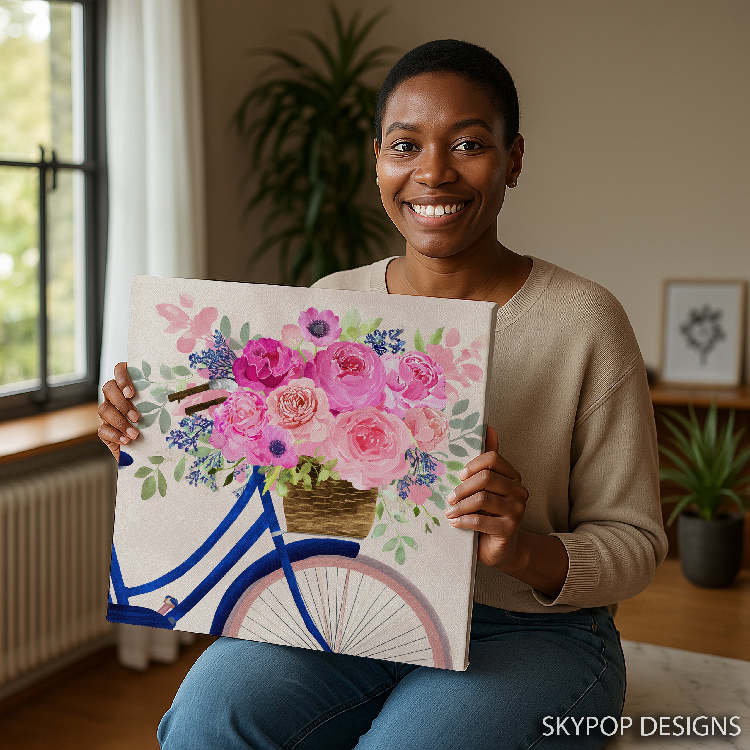 9.jpg Bicycle Flower Basket Art