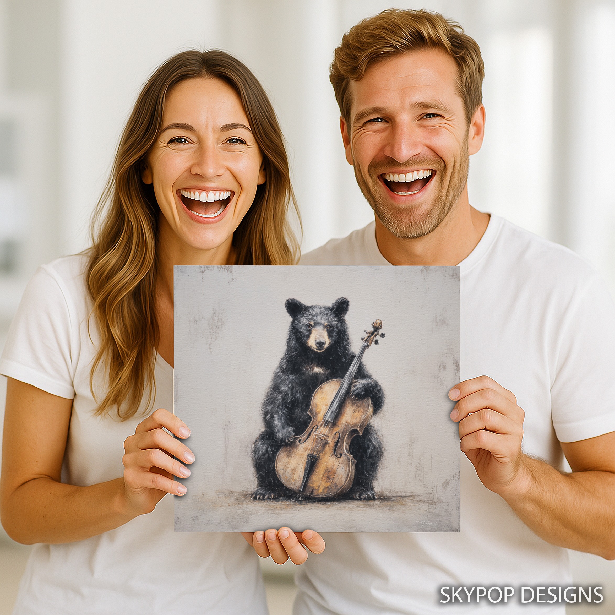 9.jpg Bear Cello Art