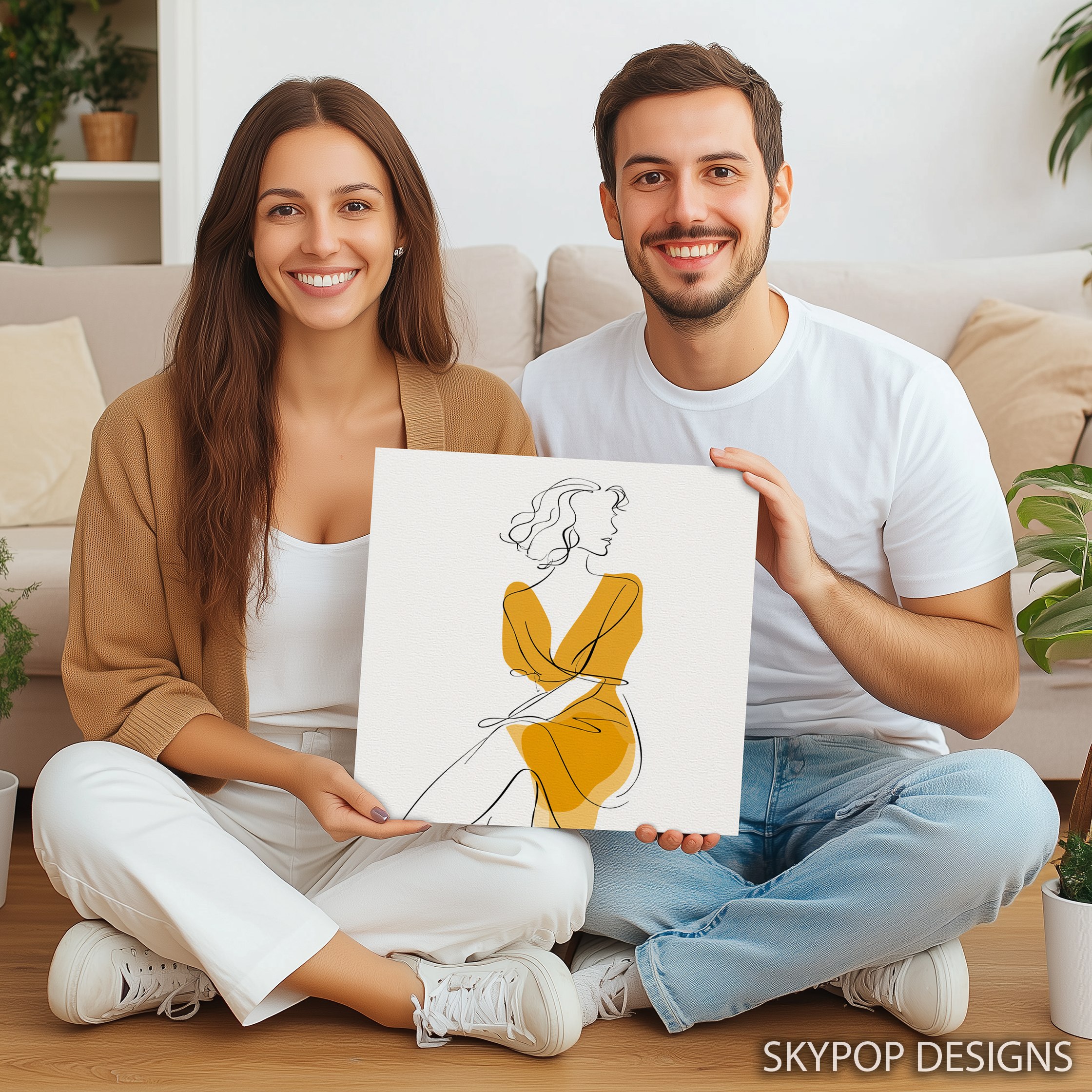 9.jpg Yellow Dress Art