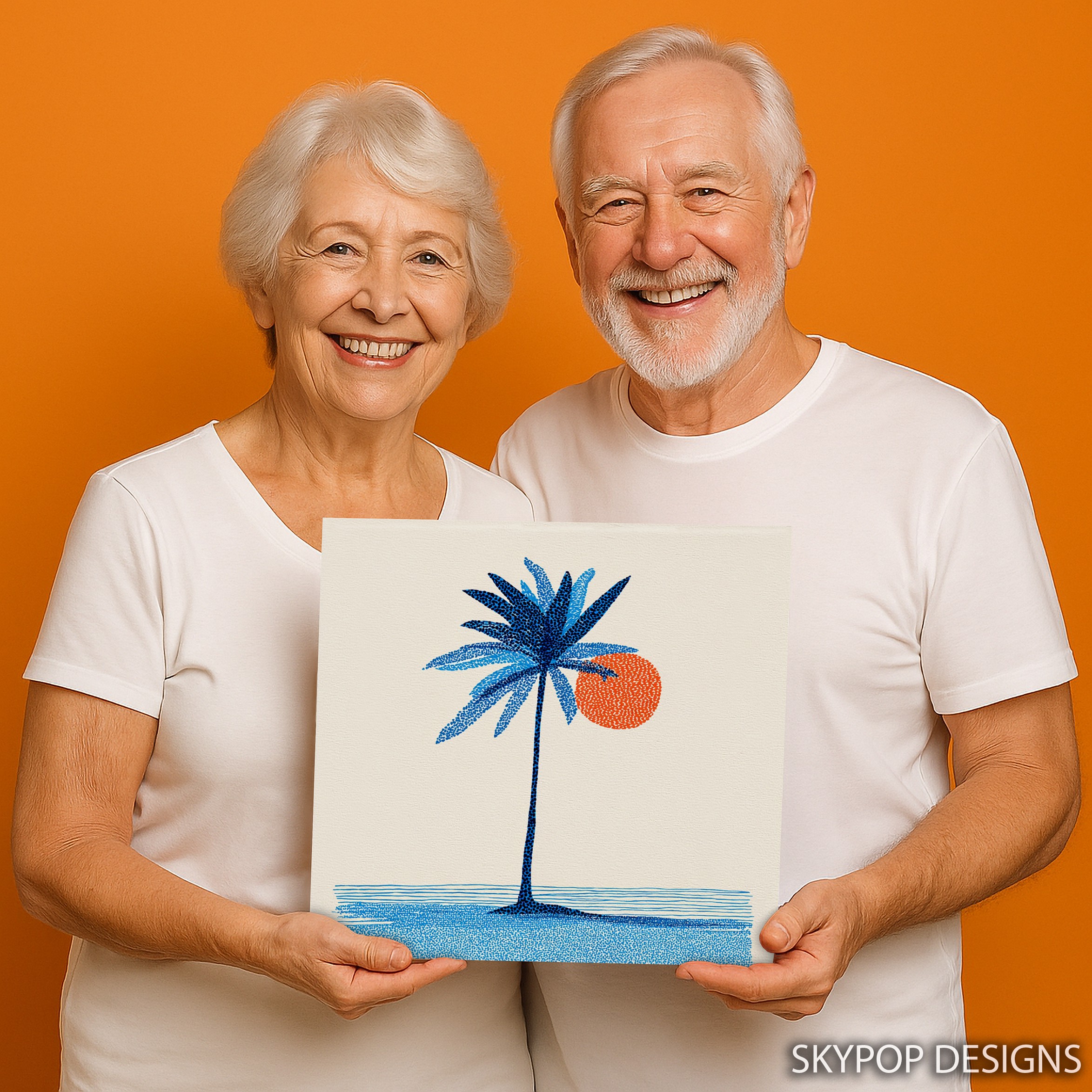 9.jpg Tropical Palm Sunset Art