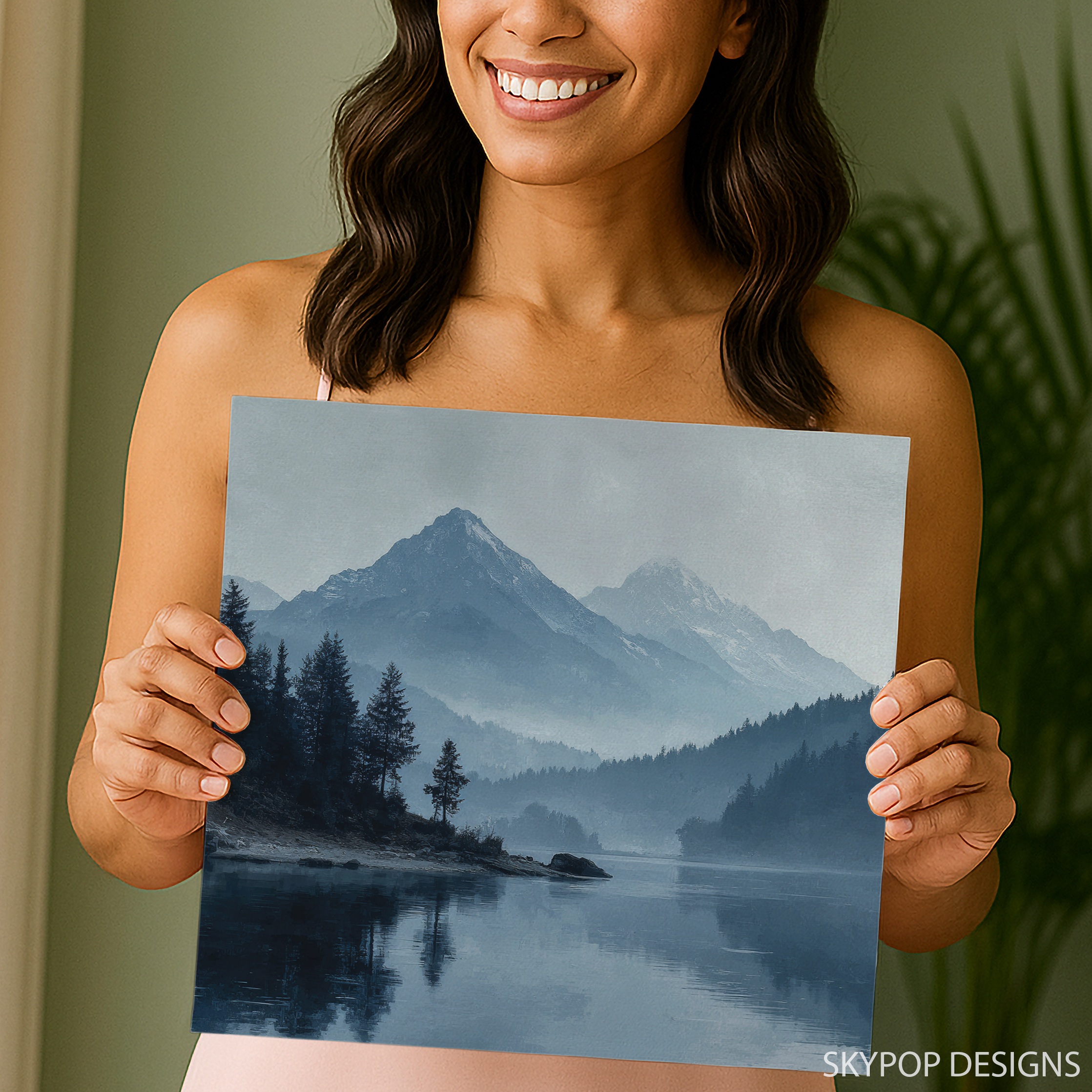 9.jpg Misty Mountain Lake Art