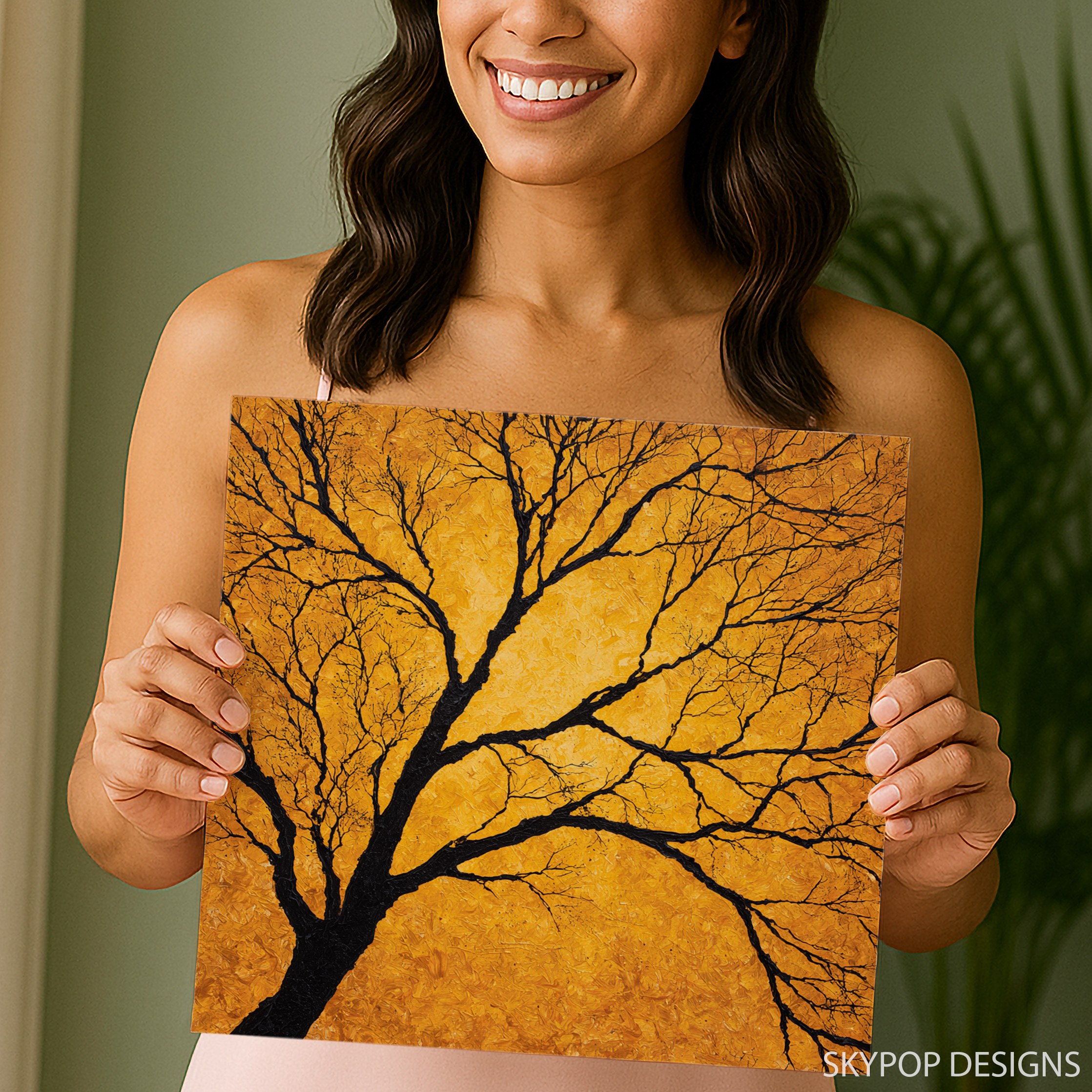 9.jpg Golden Autumn Tree Art
