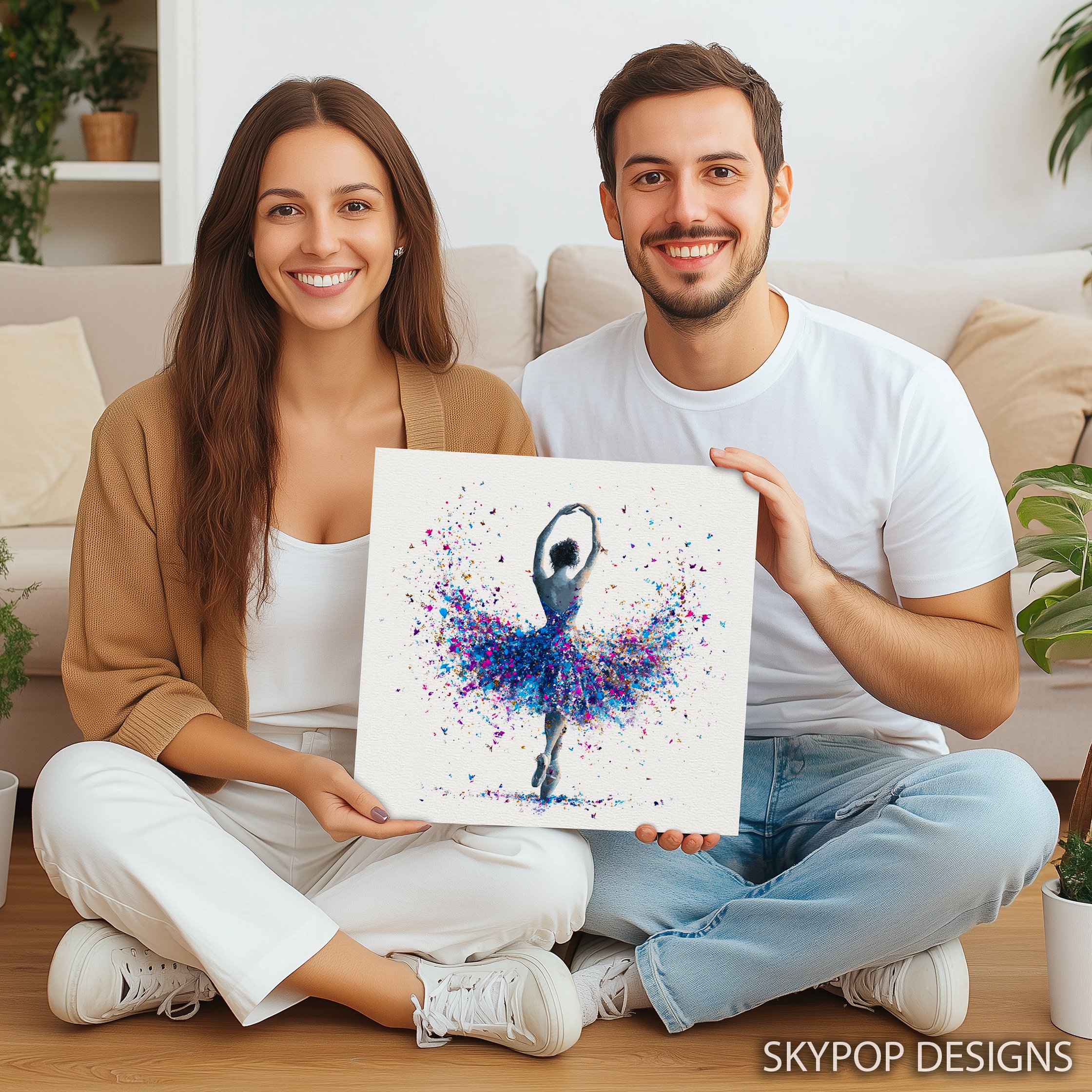 9.jpg Colorful Ballerina Art